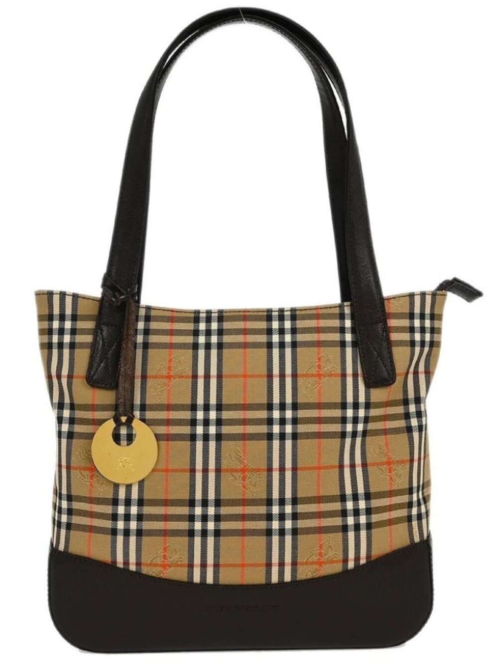 Burberry Beige House Check Tote Handbag